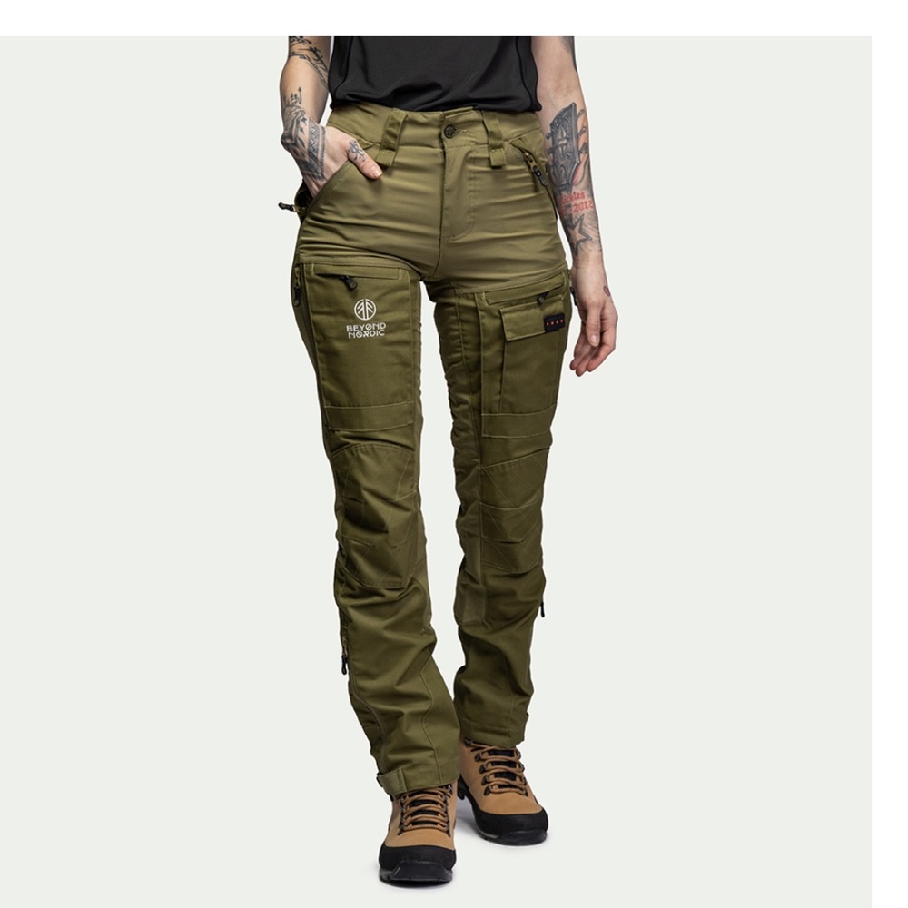 Women's Olive Cargo Pants